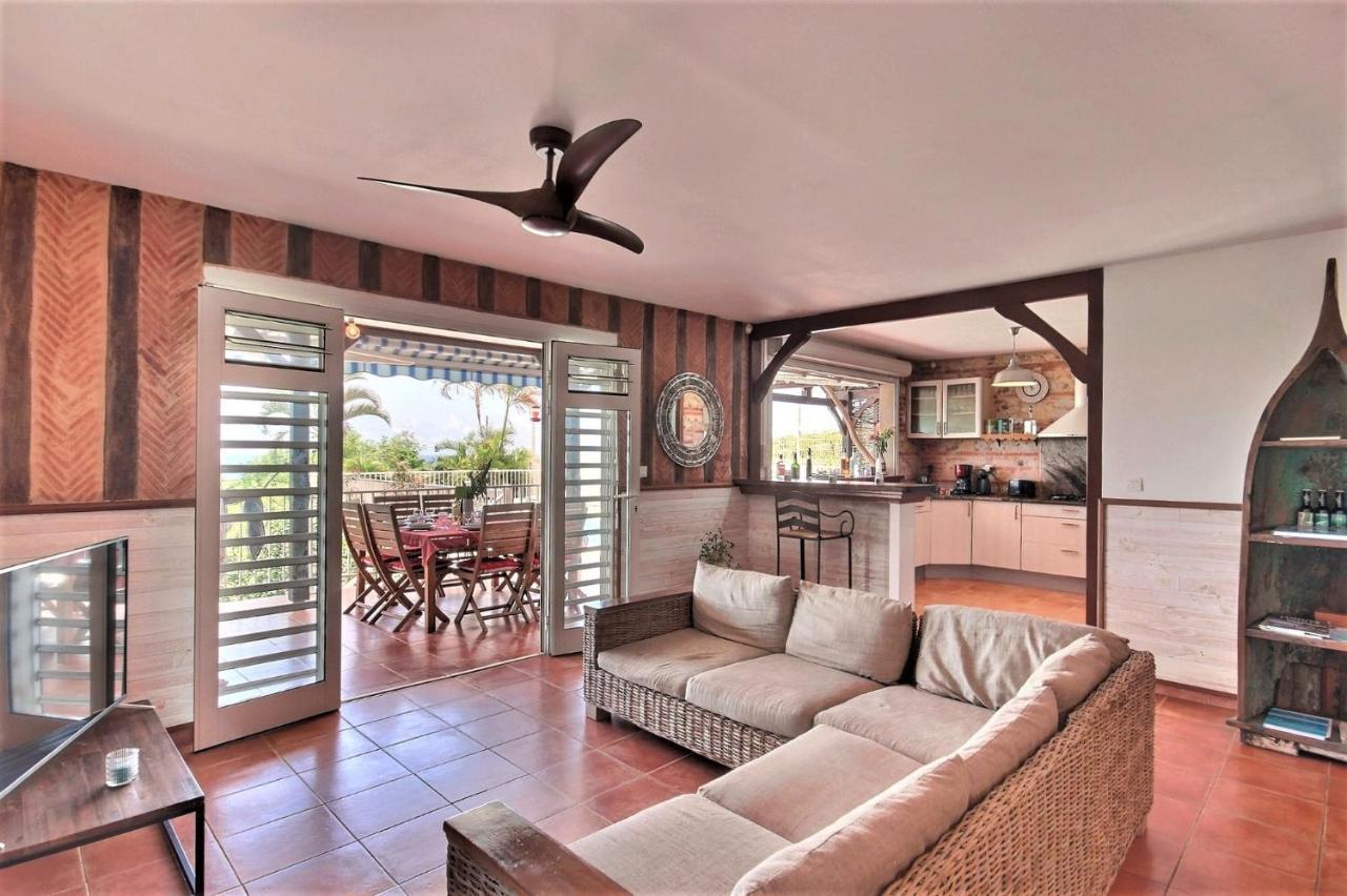 Villa Carib Turquoise : 4 Ch, Grande Piscine, Vue Sur Sainte-Lucie Riviere-Salee Buitenkant foto